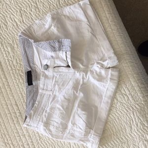 Midi twill shorts with cuff